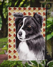 Load image into Gallery viewer, Border Collie Fall Leaves Portrait Garden Flag – Decorative Outdoor Yard Flag