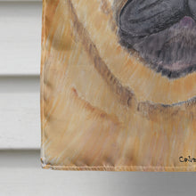 Load image into Gallery viewer, Pug Fall Leaves Portrait Flag Canvas House Size