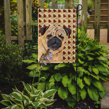 Load image into Gallery viewer, Pug Fall Leaves Portrait Garden Flag – Decorative Outdoor Yard Flag