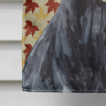 Load image into Gallery viewer, Doberman Fall Leaves Portrait Flag Canvas House Size