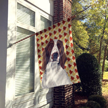 Load image into Gallery viewer, Welsh Springer Spaniel Fall Leaves Portrait Flag Canvas House Size
