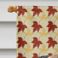Load image into Gallery viewer, Mastiff Fall Leaves Portrait Flag Canvas House Size