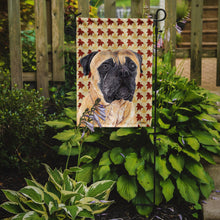 Load image into Gallery viewer, Mastiff Fall Leaves Portrait Garden Flag – Decorative Outdoor Yard Flag