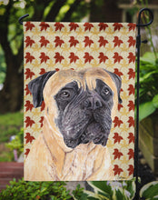 Load image into Gallery viewer, Mastiff Fall Leaves Portrait Garden Flag – Decorative Outdoor Yard Flag