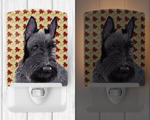 Load image into Gallery viewer, Scottish Terrier Fall Leaves Portrait Ceramic Night Light SC9226CNL