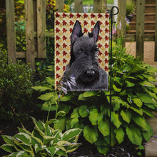 Load image into Gallery viewer, Scottish Terrier Fall Leaves Portrait Garden Flag – Decorative Outdoor Yard Flag