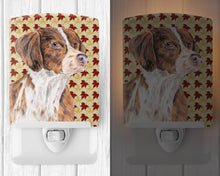 Load image into Gallery viewer, Brittany Fall Leaves Portrait Ceramic Night Light SC9229CNL