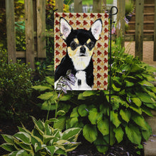 Load image into Gallery viewer, Chihuahua Fall Leaves Portrait Garden Flag – Decorative Outdoor Yard Flag