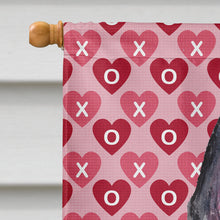 Load image into Gallery viewer, Scottish Terrier Hearts Love and Valentine's Day  Flag Canvas House Size