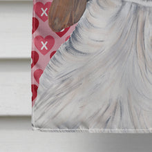 Load image into Gallery viewer, Welsh Springer Spaniel Hearts Love Valentine's Day Flag Canvas House Size