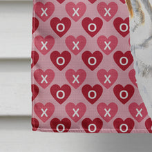 Load image into Gallery viewer, Bulldog English Hearts Love Valentine's Day Flag Canvas House Size