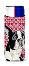 Load image into Gallery viewer, Boston Terrier Hearts Love Valentine's Day Slim Can Hugger – Fun &amp; Functional Drink Coolers SC9279MUK
