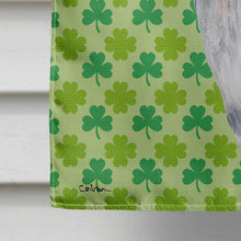 Load image into Gallery viewer, Beagle St. Patrick's Day Shamrock Portrait Flag Canvas House Size