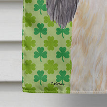 Load image into Gallery viewer, Cavalier Spaniel St. Patrick's Day Shamrock Portrait Flag Canvas House Size