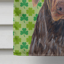 Load image into Gallery viewer, German Shorthaired Pointer St. Patrick's Day Shamrock  Flag Canvas House Size