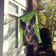 Load image into Gallery viewer, Australian Cattle Dog St. Patrick's Day Shamrock  Flag Canvas House Size