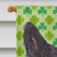 Load image into Gallery viewer, Australian Cattle Dog St. Patrick's Day Shamrock  Flag Canvas House Size