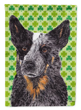 Load image into Gallery viewer, Australian Cattle Dog St. Patrick's Day Shamrock  Flag Canvas House Size