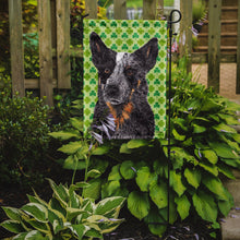 Load image into Gallery viewer, Australian Cattle Dog St. Patrick's Day Shamrock Garden Flag – Decorative Outdoor Yard Flag