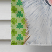 Load image into Gallery viewer, Australian Shepherd St. Patrick's Day Shamrock Portrait Flag Canvas House Size
