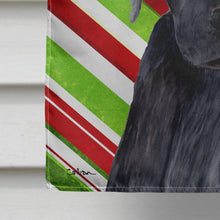 Load image into Gallery viewer, Labrador Candy Cane Holiday Christmas Flag Canvas House Size