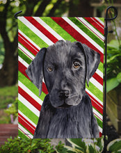 Load image into Gallery viewer, Labrador Candy Cane Holiday Christmas Garden Flag – Decorative Outdoor Yard Flag