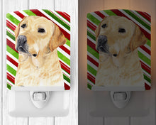 Load image into Gallery viewer, Labrador Candy Cane Holiday Christmas Ceramic Night Light SC9336CNL