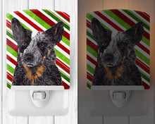 Load image into Gallery viewer, Australian Cattle Dog Candy Cane Holiday Christmas Ceramic Night Light SC9356CNL