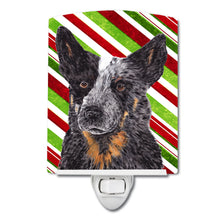 Load image into Gallery viewer, Australian Cattle Dog Candy Cane Holiday Christmas Ceramic Night Light SC9356CNL