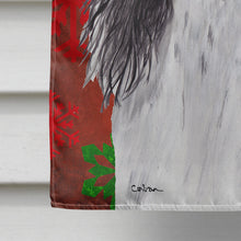 Load image into Gallery viewer, Springer Spaniel Red  Green Snowflakes Holiday Christmas Flag Canvas House Size