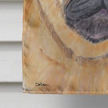 Load image into Gallery viewer, Pug Red and Green Snowflakes Holiday Christmas Flag Canvas House Size