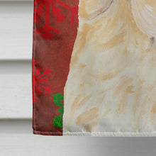 Load image into Gallery viewer, Labrador Red Green Snowflake Holiday Christmas Flag Canvas House Size