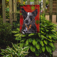 Load image into Gallery viewer, Australian Cattle Dog Red Green Snowflakes Christmas Garden Flag – Decorative Outdoor Yard Flag