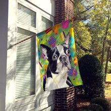 Load image into Gallery viewer, Boston Terrier Easter Eggtravaganza Flag Canvas House Size