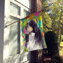 Load image into Gallery viewer, Springer Spaniel Easter Eggtravaganza Flag Canvas House Size