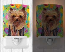 Load image into Gallery viewer, Yorkie Easter Eggtravaganza Ceramic Night Light SC9445CNL