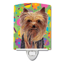 Load image into Gallery viewer, Yorkie Easter Eggtravaganza Ceramic Night Light SC9445CNL