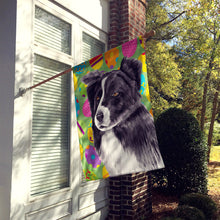 Load image into Gallery viewer, Border Collie Easter Eggtravaganza Flag Canvas House Size