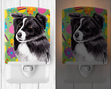 Load image into Gallery viewer, Border Collie Easter Eggtravaganza Ceramic Night Light SC9447CNL