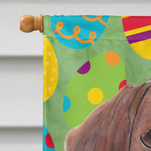 Load image into Gallery viewer, Dachshund Easter Eggtravaganza Flag Canvas House Size