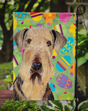 Load image into Gallery viewer, Airedale Easter Eggtravaganza Garden Flag - Outdoor Decorative Yard Flag