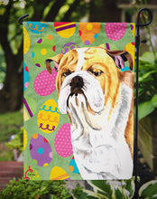 Load image into Gallery viewer, Bulldog English Easter Eggtravaganza Garden Flag - Outdoor Decorative Yard Flag