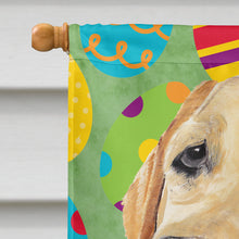 Load image into Gallery viewer, Labrador Easter Eggtravaganza Flag Canvas House Size