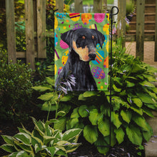 Load image into Gallery viewer, Doberman Easter Eggtravaganza Garden Flag - Outdoor Decorative Yard Flag