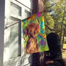 Load image into Gallery viewer, Vizsla Easter Eggtravaganza Flag Canvas House Size