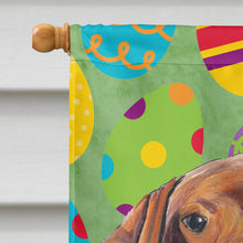 Load image into Gallery viewer, Vizsla Easter Eggtravaganza Flag Canvas House Size