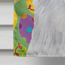 Load image into Gallery viewer, American Eskimo Easter Eggtravaganza Flag Canvas House Size