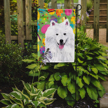 Load image into Gallery viewer, American Eskimo Easter Eggtravaganza Garden Flag - Outdoor Decorative Yard Flag