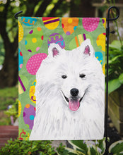 Load image into Gallery viewer, American Eskimo Easter Eggtravaganza Garden Flag - Outdoor Decorative Yard Flag