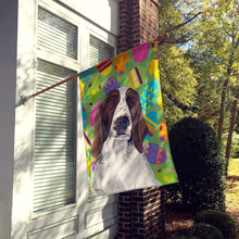 Load image into Gallery viewer, Welsh Springer Spaniel Easter Eggtravaganza Flag Canvas House Size